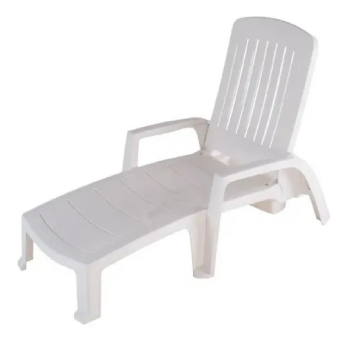 Espreguiçadeira Miami Club Branca - Grosfillex
