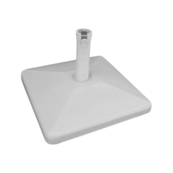 Base Plástica Quadrada 38 P/ Guarda-Sol e Ombrelone