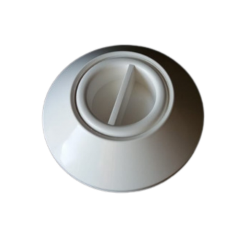 Dispositivo Aspiração ABS Branco Concreto - Albacete