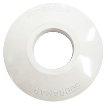 Canopla Plástica ABS Branca Chumbador - Sodramar