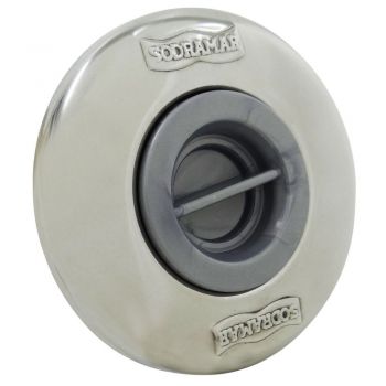 Dispositivo de Aspiração ABS/Inox Pratic 1.1/2" para Piscinas de Alvenaria (Tubo de 50)