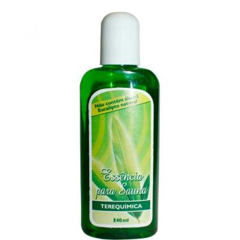 Essência Natural 100% Eucalipto Para Sauna 240ml Sem Álcool