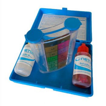 Kit Teste pH e Cloro Netuno