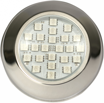 Refletor Power LED 5W Inox Frente Baixa