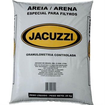 Saco De Areia 25KG Jacuzzi P/ Filtro Piscina