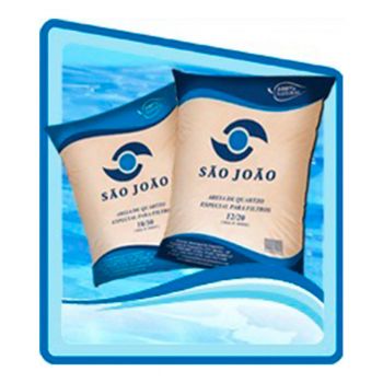 Saco de Areia 25kg 12/20 para Filtro de Piscina - São João
