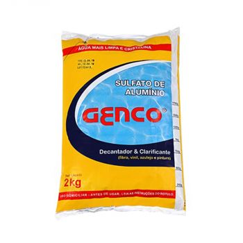 Sulfato De Alumínio 2Kg Decantador - Genco