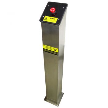 Torre Em Aço Inox C/ Botão De Emergência - Sodramar